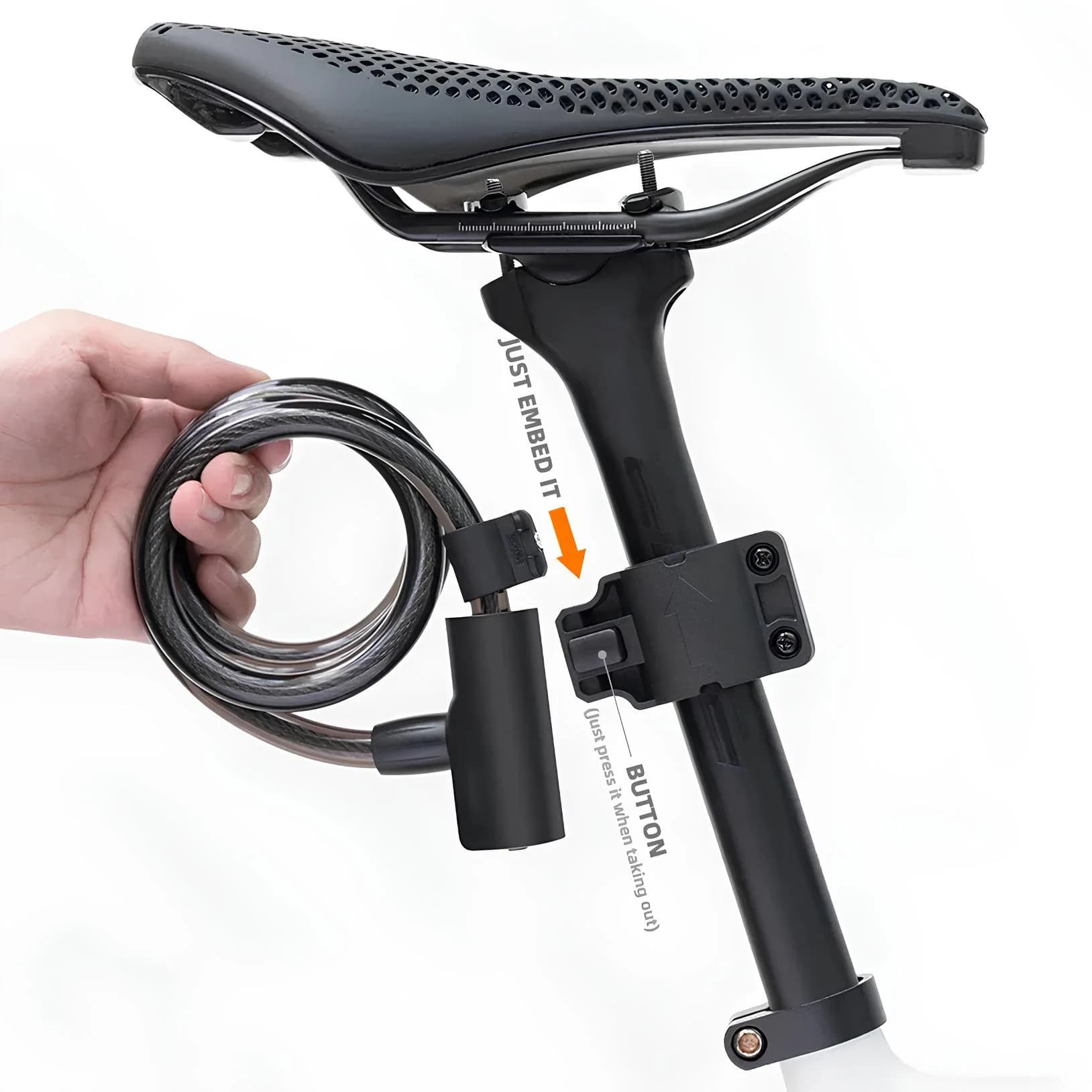 Portable Anti-Theft Bike Cable Lock