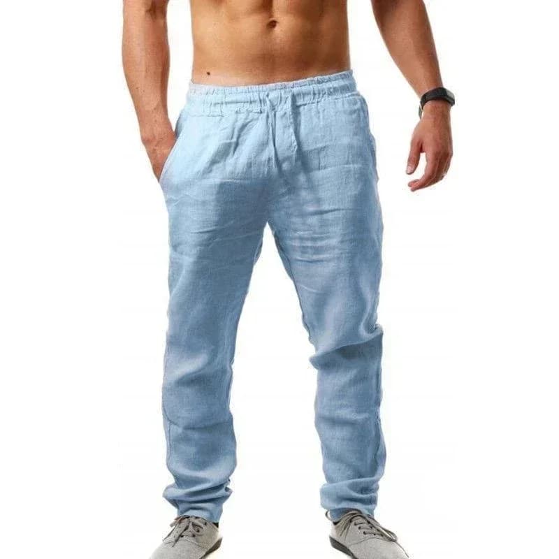 Men's Baggy Cotton Linen Casual Pants