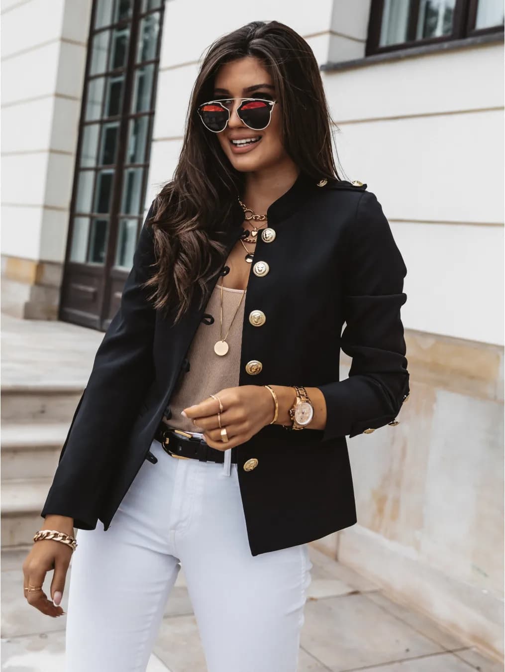 Women's Long-Sleeved Slim Fit Blazer