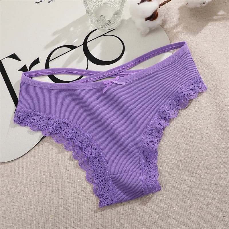 Women's Cotton Briefs Solid Color