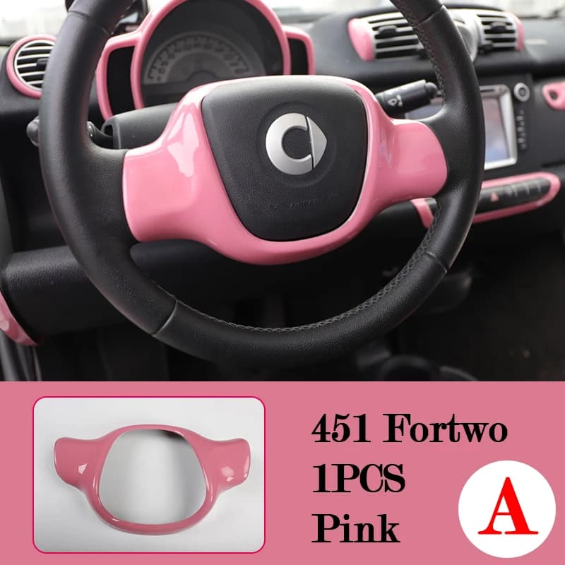 Pink ABS Interior Protective Shell Mercedes Smart 451