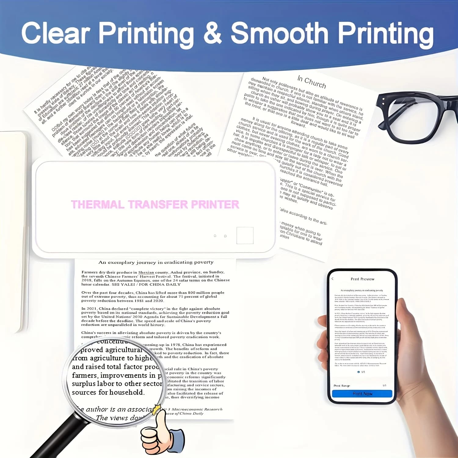 Thermal Glossy Print Paper A4 Sheet