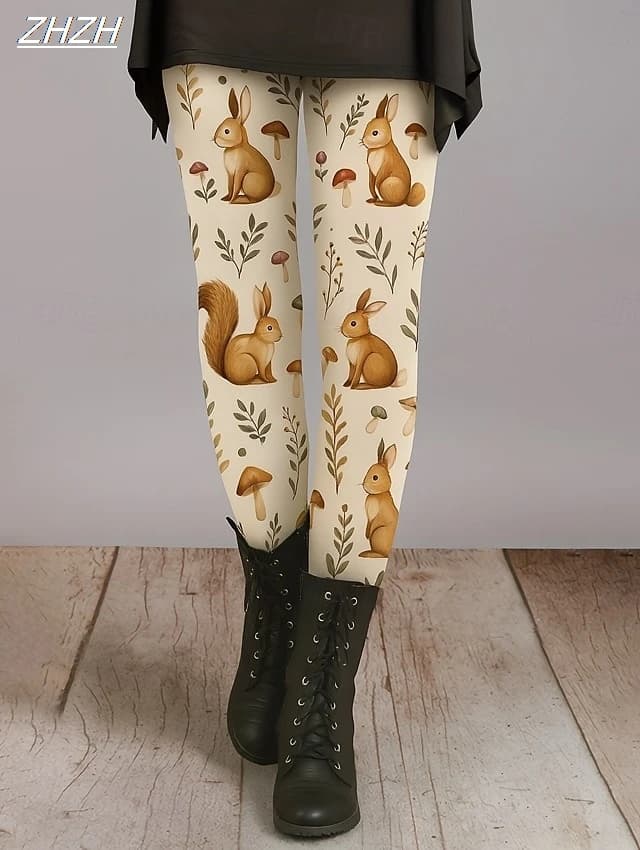 Women's Ethnic Graphic Animal Leggings
