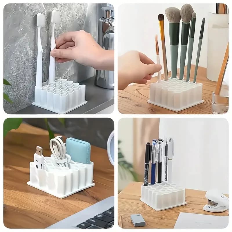 Silicone Desktop Compartment Organizer