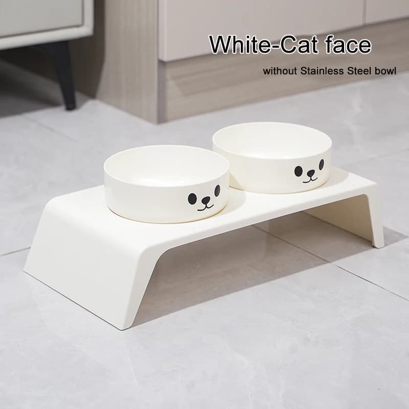 Elevated Pet Feeder Stand with Double Bowls