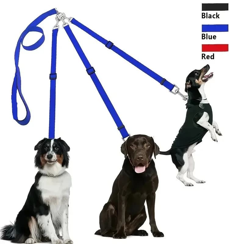 3-in-1 Multi-Dog Detachable Coupler Leash
