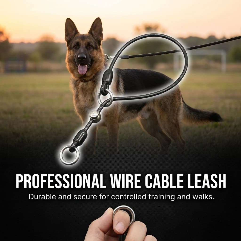 Steel Wire Dog Collar With PVC Coating