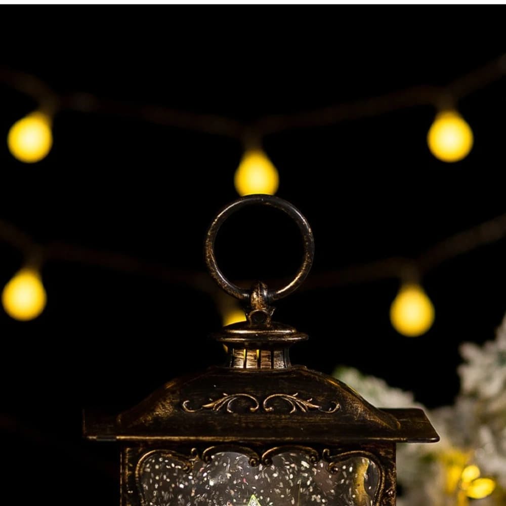 Crystal Ball Music Box Christmas Ornament