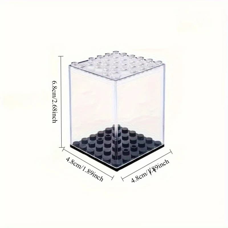 Transparent Display Case for Collectible Figures