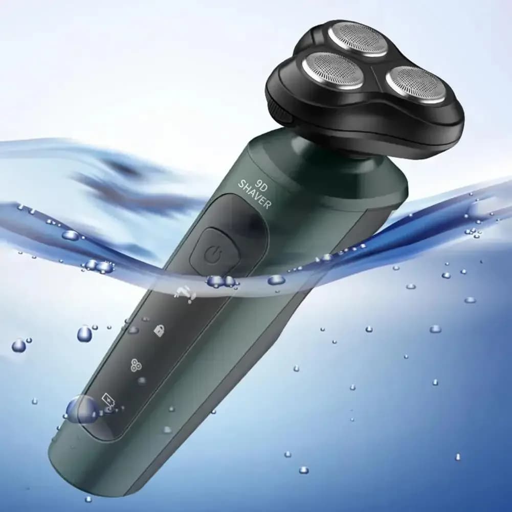 Waterproof Electric Rotary Shaver