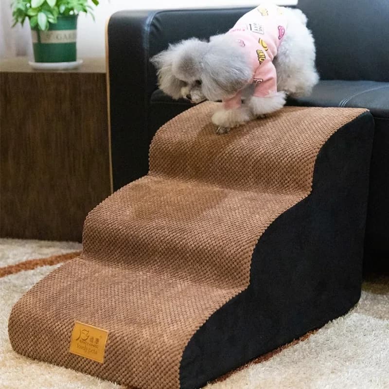Small Dog Anti-Slip Stairs with Bed