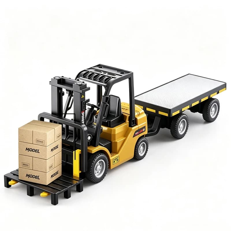Remote Control Construction Vehicle Toy Set