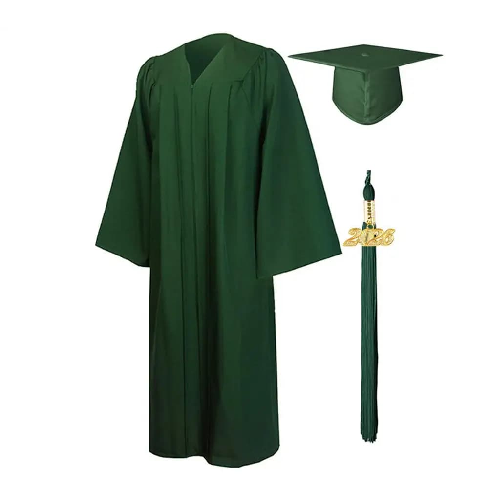 Unisex Graduation Robe With Hat And Tassel