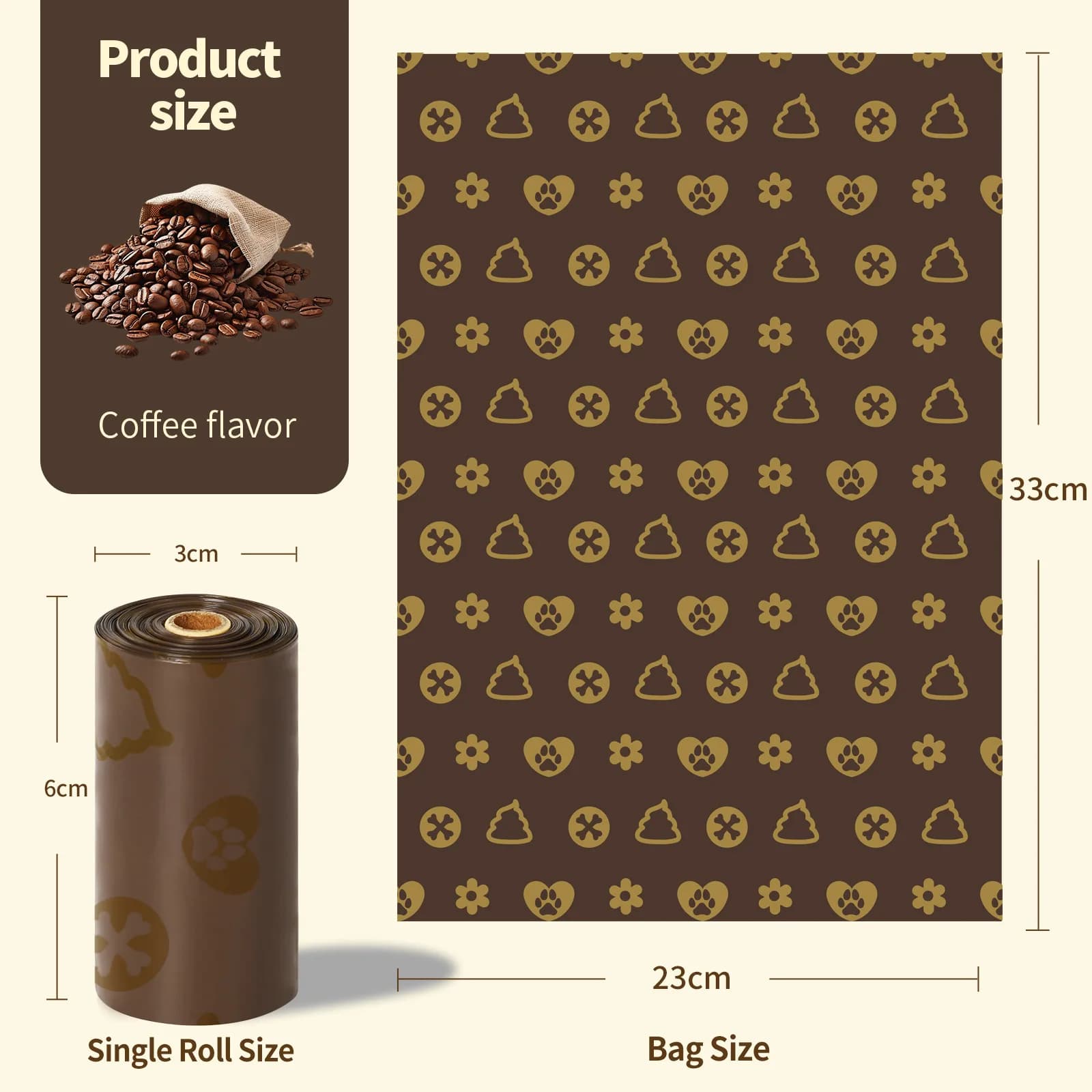 Dog Poop Bag Dispenser Set with 270 Bags