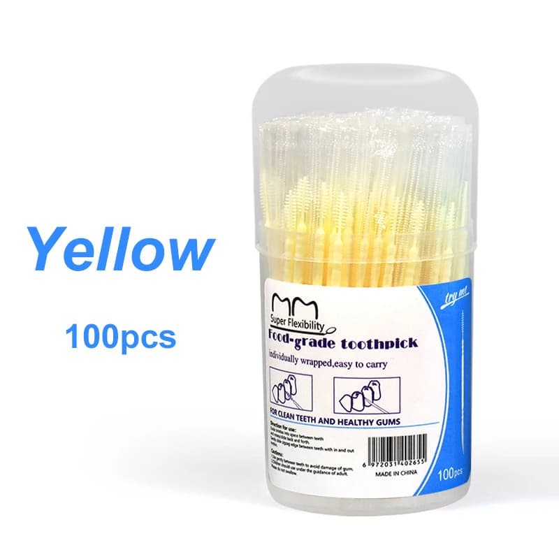 Disposable Double-Ended Dental Floss Toothpicks