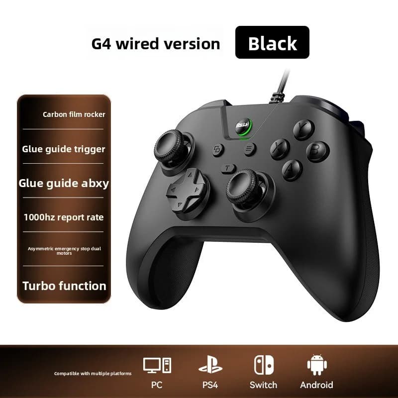 New G4 Wired Version Gaming Controller for PC, Steam Compatible, universal Gaming Controller for E-Sports