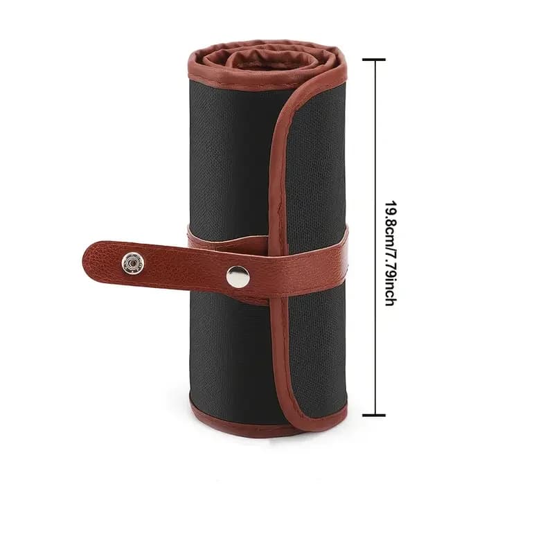 Colored Pencil Set with Canvas Roll-Up Case