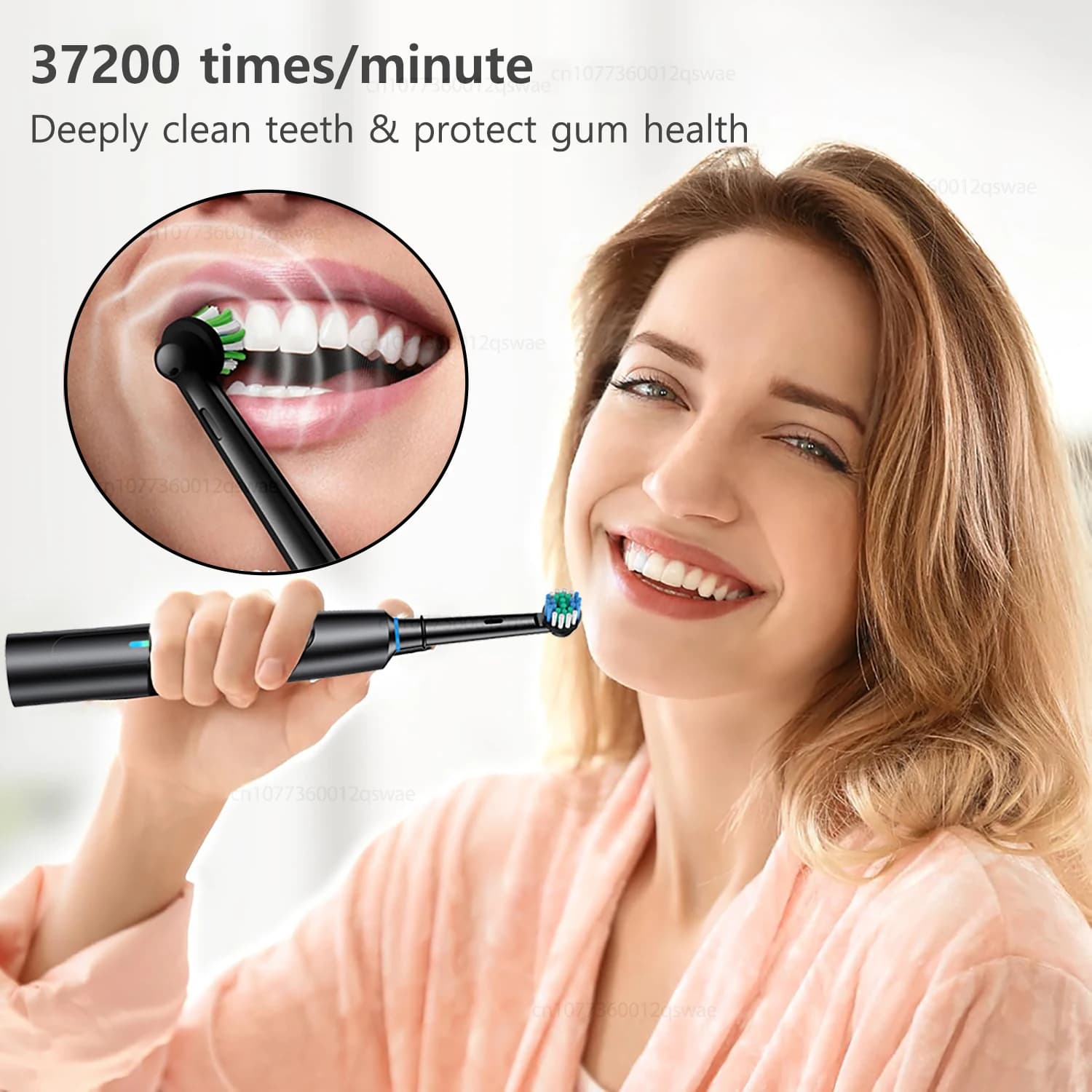 Electric Toothbrush 5 Modes Waterproof Rotary