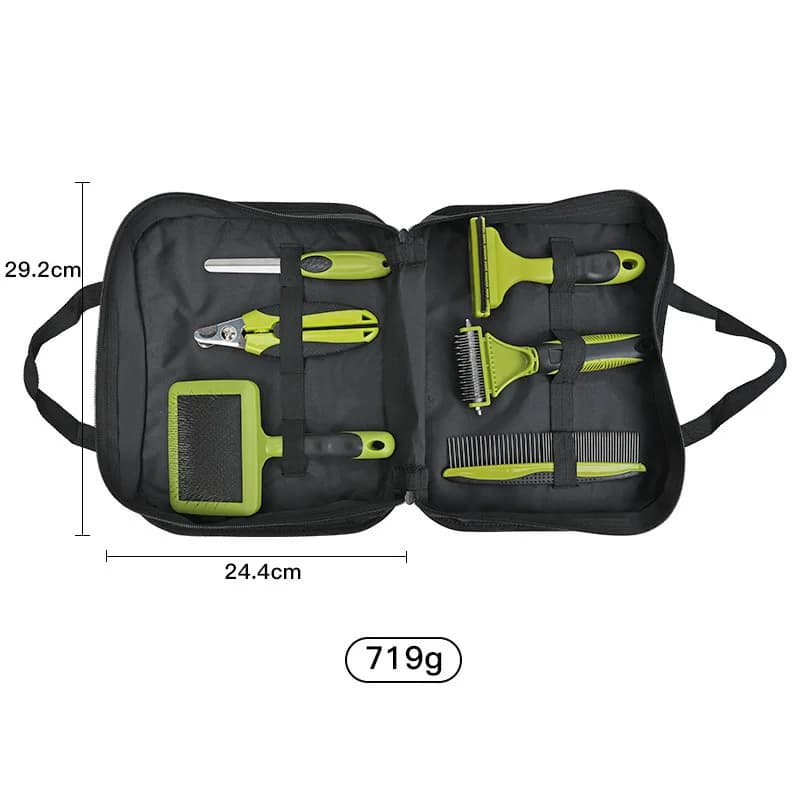 Dog Cat Grooming Kit 9-In-1 Tool Set