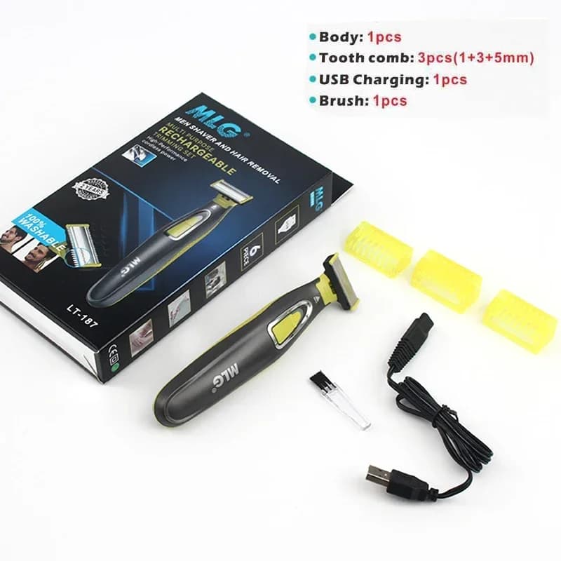 Cordless Electric Shaver with USB Charging