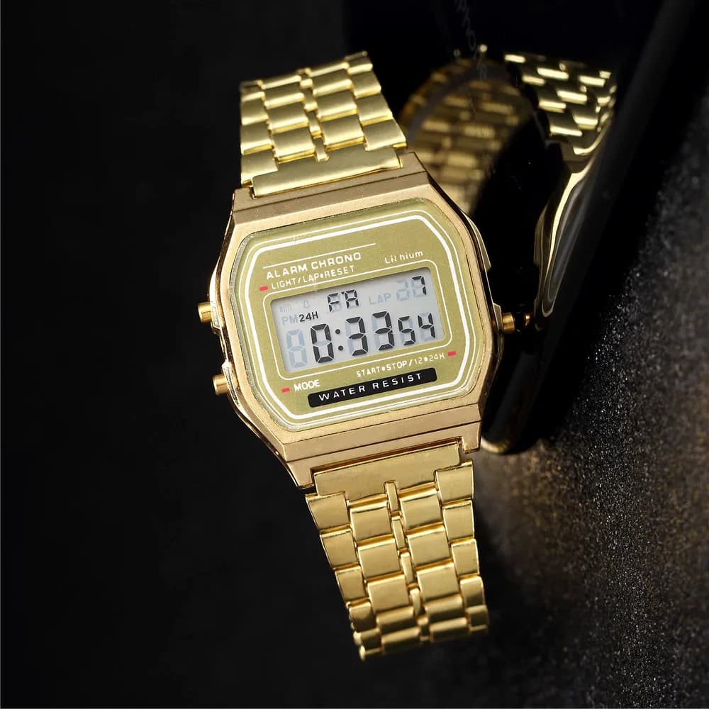 2025 Digital Watches For Men Sports Waterproof Bracelet Clock Gold Electronice LED Wristwatch Women Casual Montre Homme Relogio