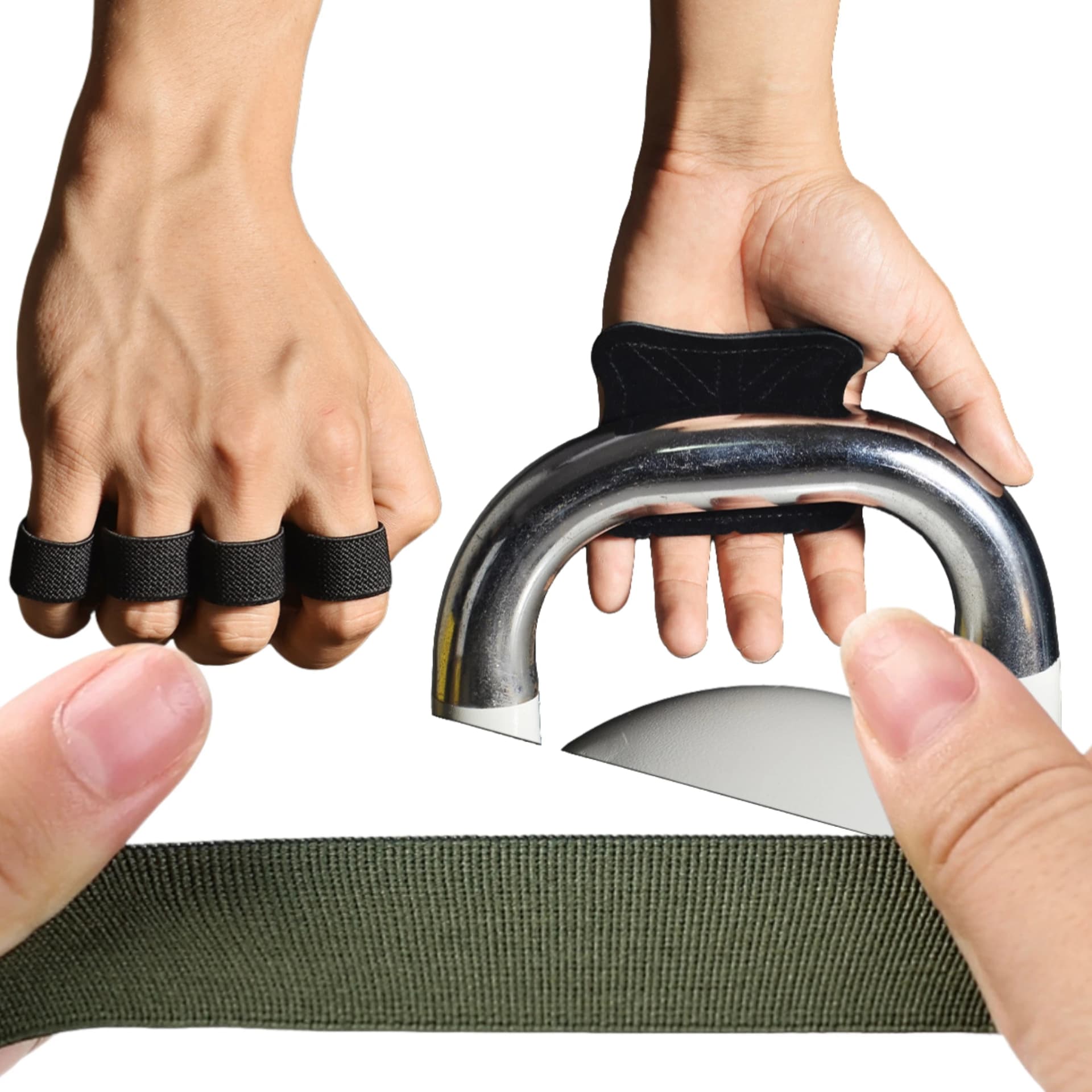 Leather Weight Lifting Training Gloves