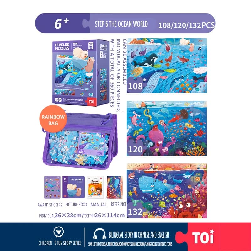 TOI Step 1–9 Leveled Progressive Puzzles