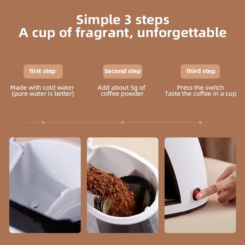 Mini Drip Coffee Maker Pour-Over