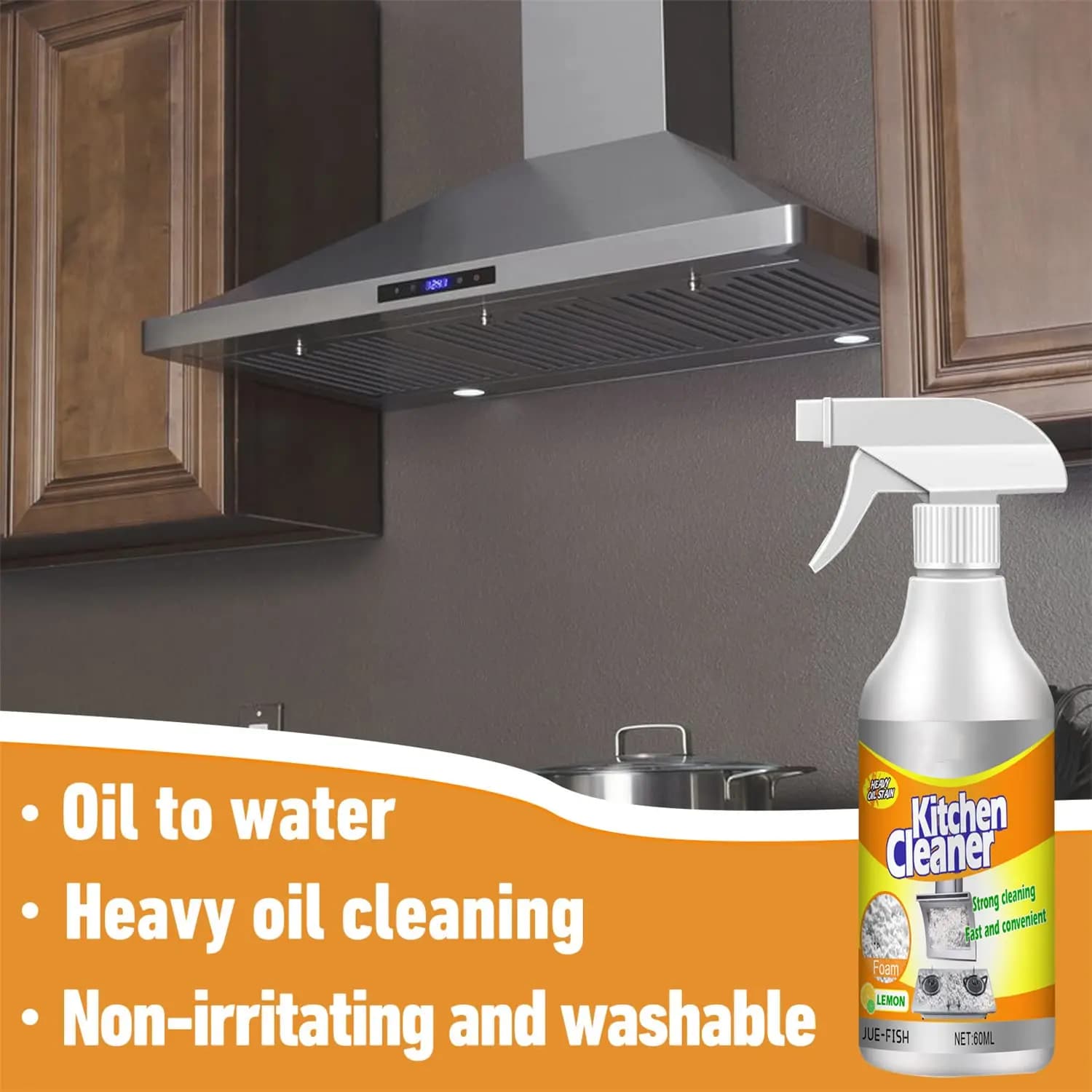 Portable All Purpose Kitchen Degreaser Spray