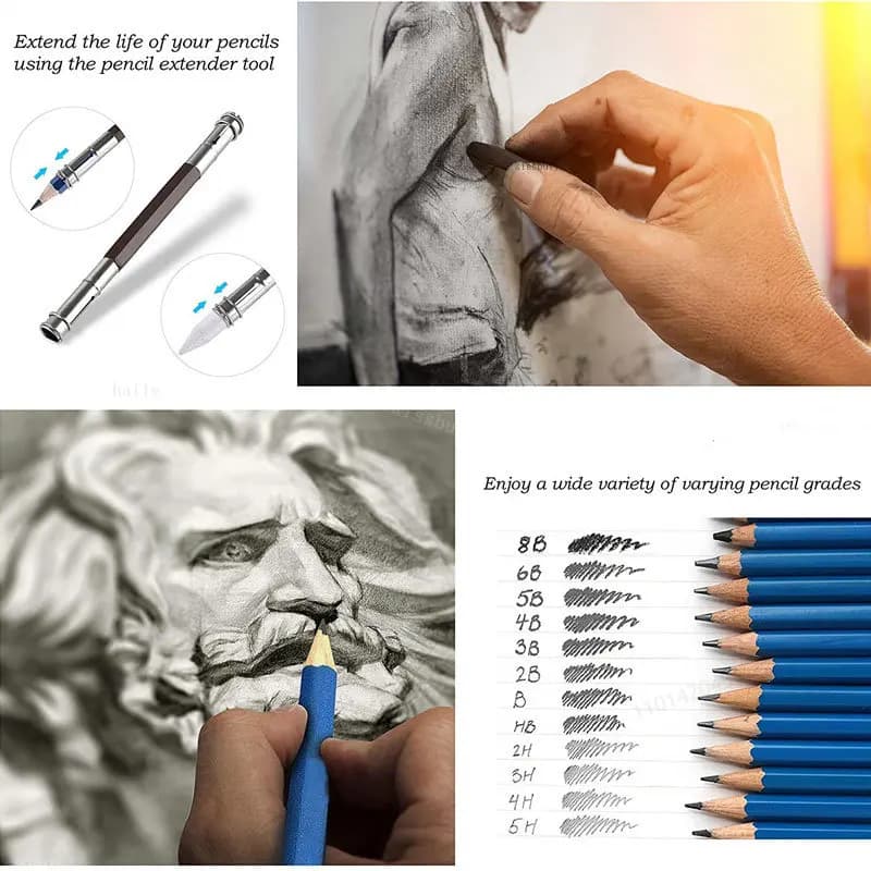 Professional Art Sketch Set 70 Pieces