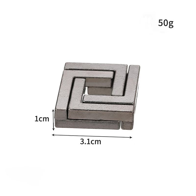 Metal Lock Brain Teaser Puzzle
