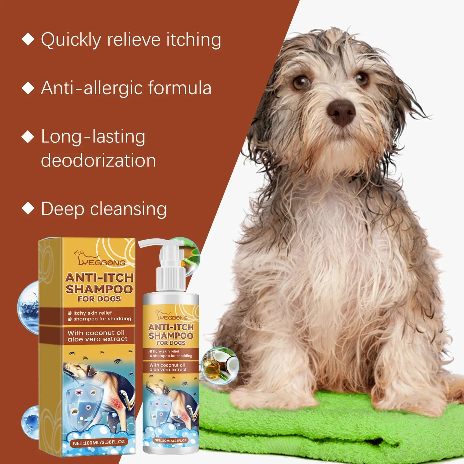 Dog Shampoo Conditioner Sensitive Skin
