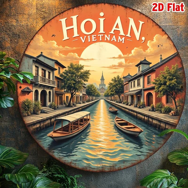 Hoi An Vietnam Landscape Wall Art