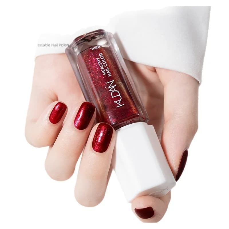 40-Color Water-Based Peel-Off Nail Polish Set