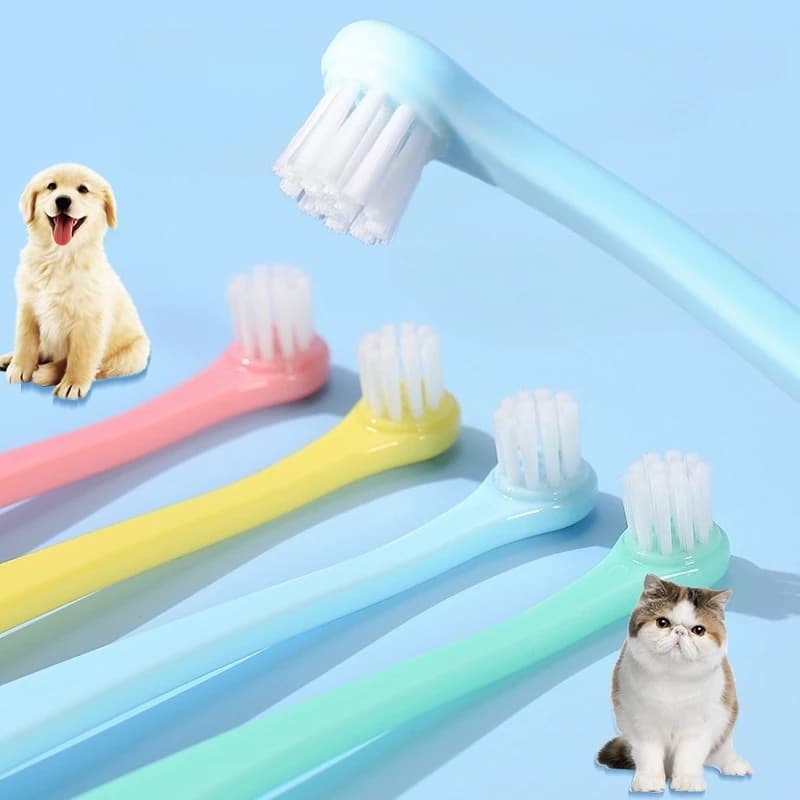 Small Head Dog Toothbrush for Pet Oral Care