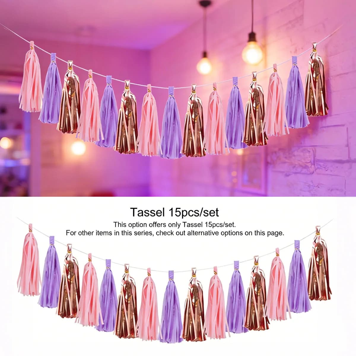Purple Pink Birthday Party Decorations Set