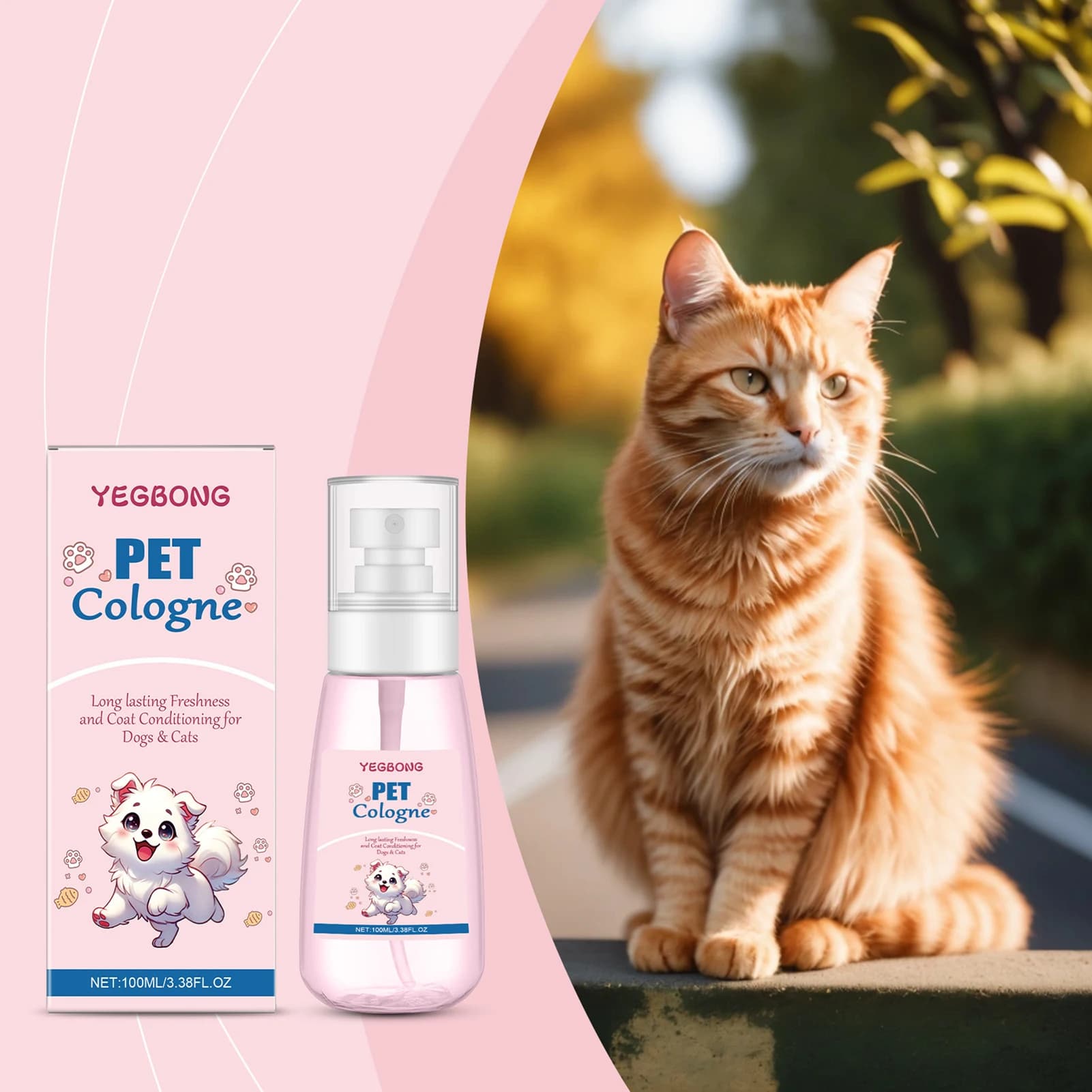 Natural Dog Cologne Deodorizing Spray