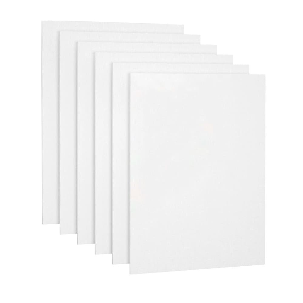 Canvas Panels Gesso Primed White