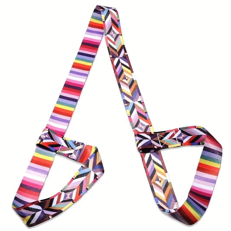 Yoga Mat Strap, Yoga Stretching Strap, Suitable for Yoga Mat Bundling, Full Body Muscle Stretching, Yoga Room Accessories