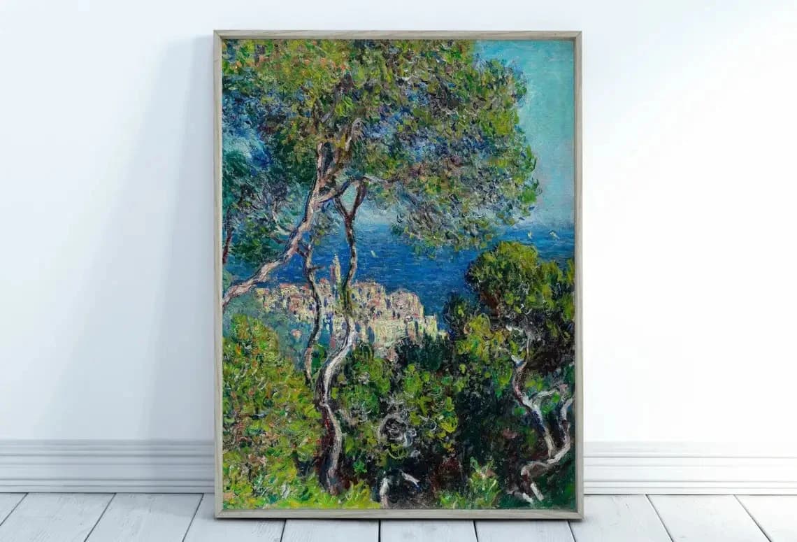 Modern Abstract Landscape Canvas Wall Art Print