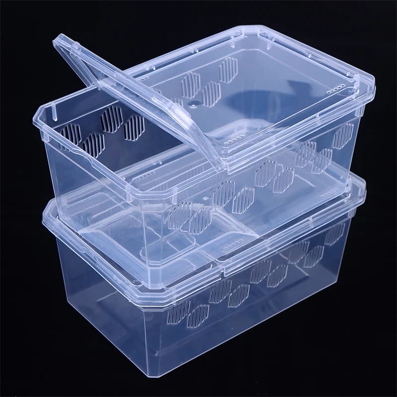 Transparent Plastic Reptile Breeding Box With Balcony