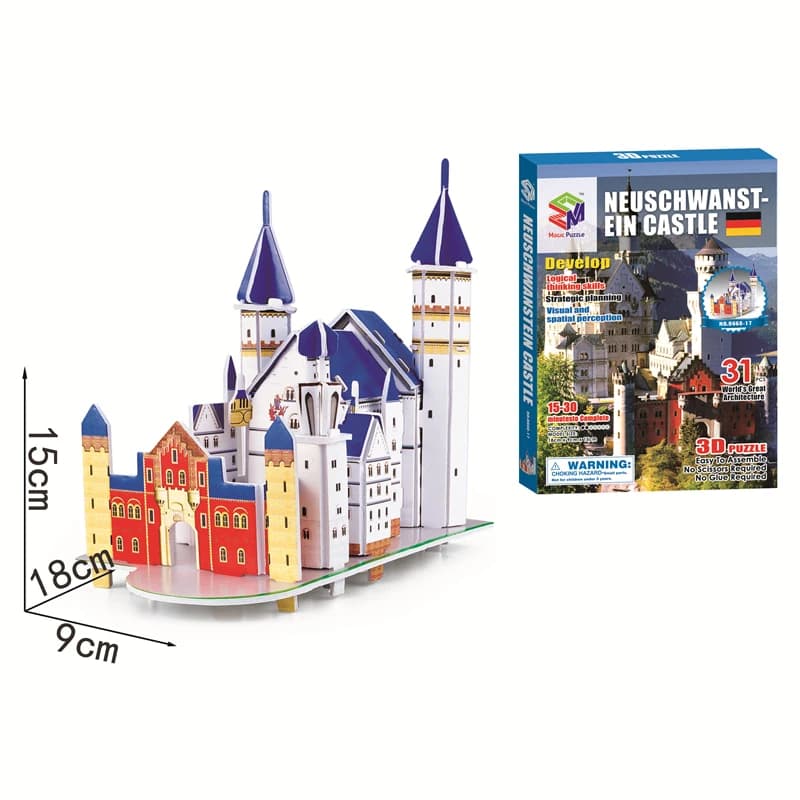 3D Jigsaw Puzzle Building Toy