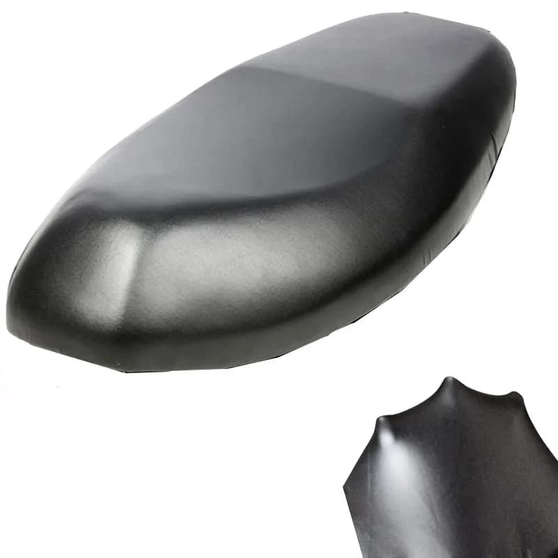 Motorcycle Seat Cover Elastic PU Leather Motorbike Seat Protector Cushion Waterproof Sunscreen Seat Cover For Small Motorcycles