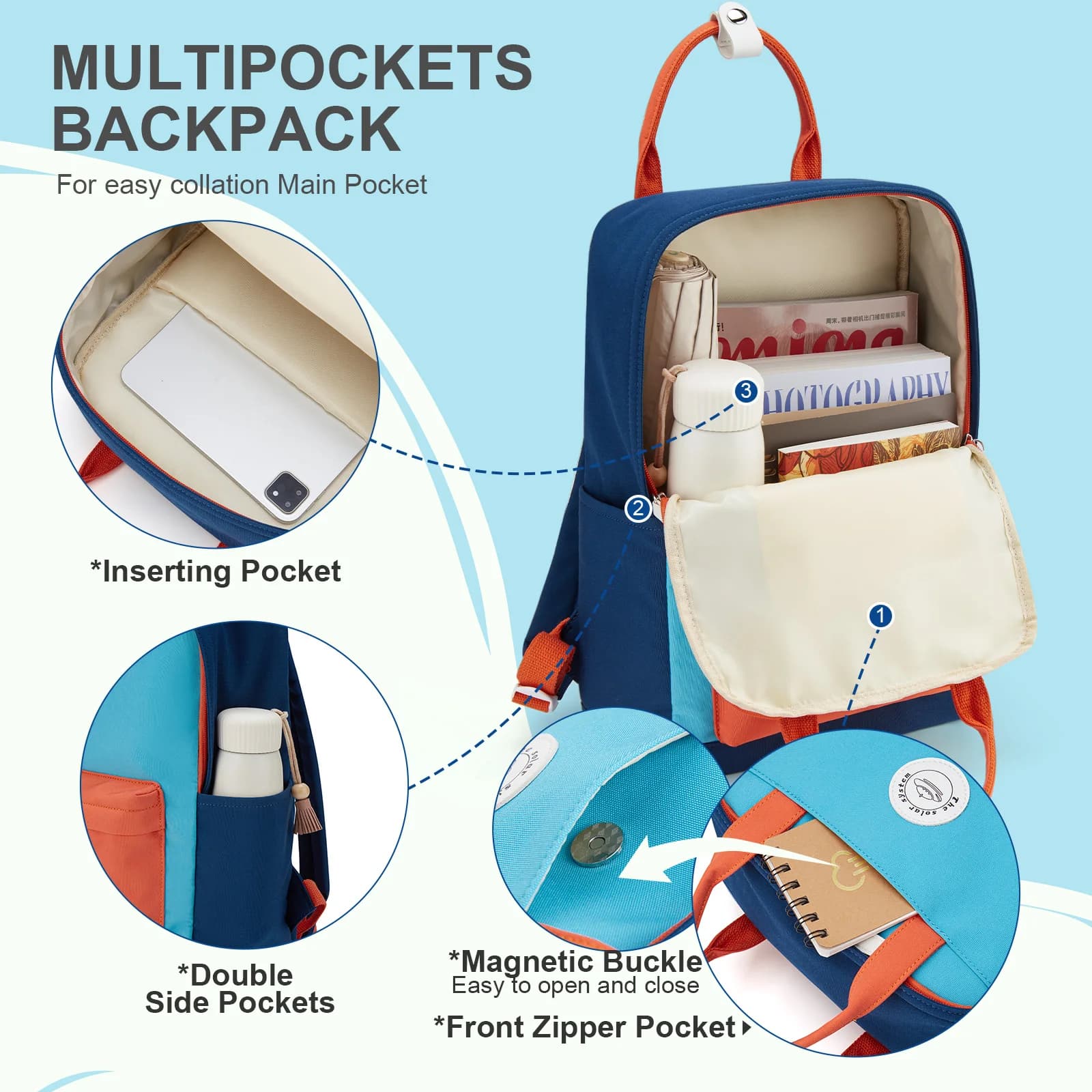 School Backpack for Kids Teens and Students
