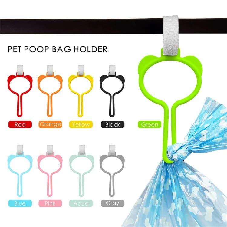 Dog Poop Bag Dispenser Leash Clip