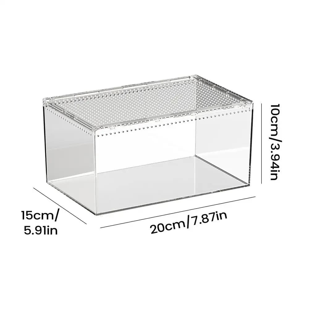 Transparent Reptile Terrarium Tank With Ventilation