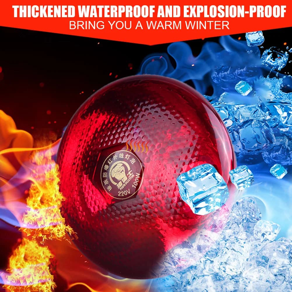 250W Infrared Heat Lamp Bulb E27