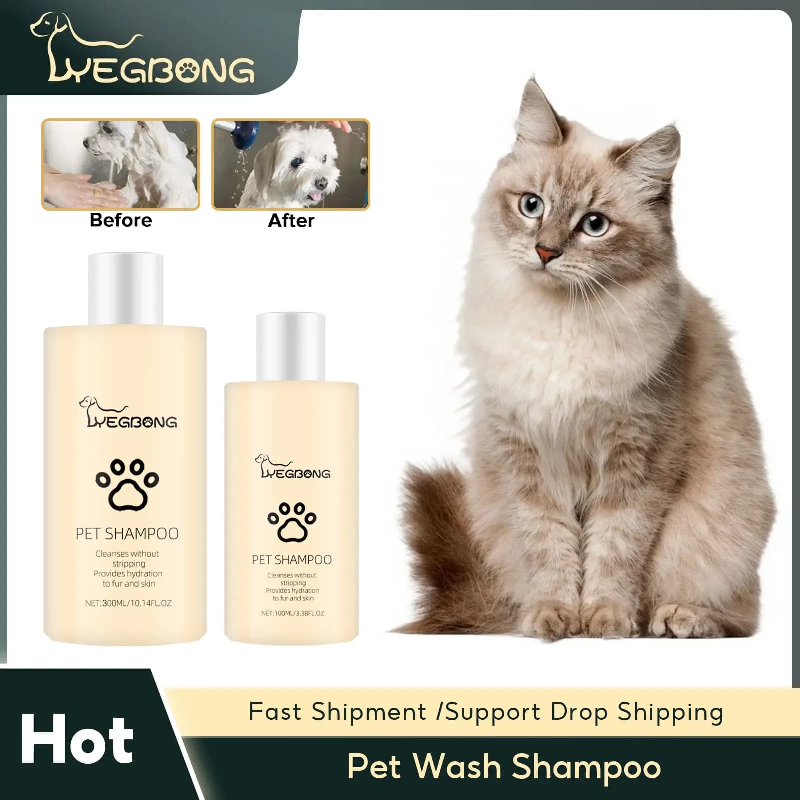 Pet Shampoo for Cats and Dogs