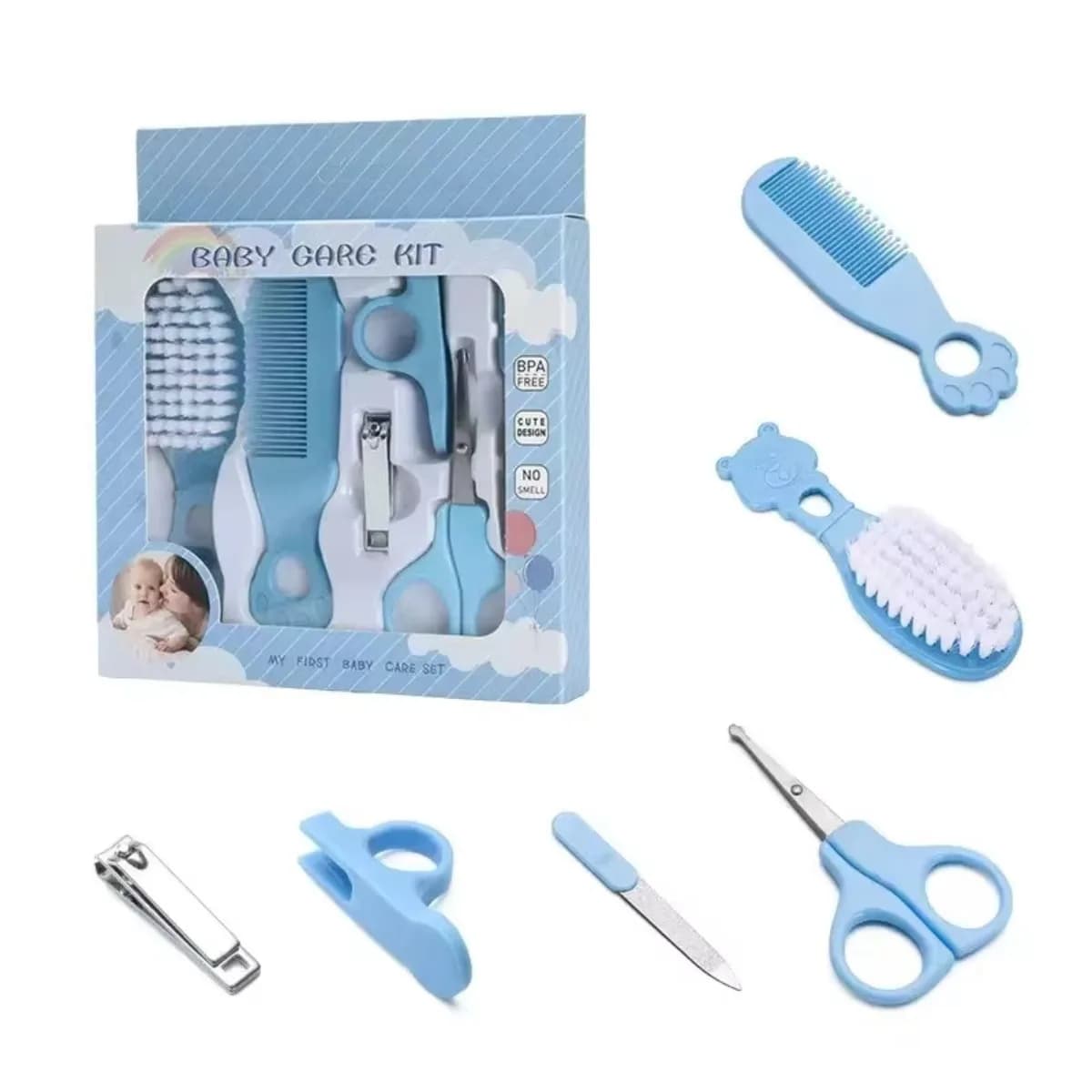 Baby Grooming Kit with Nail Clippers and Scissors