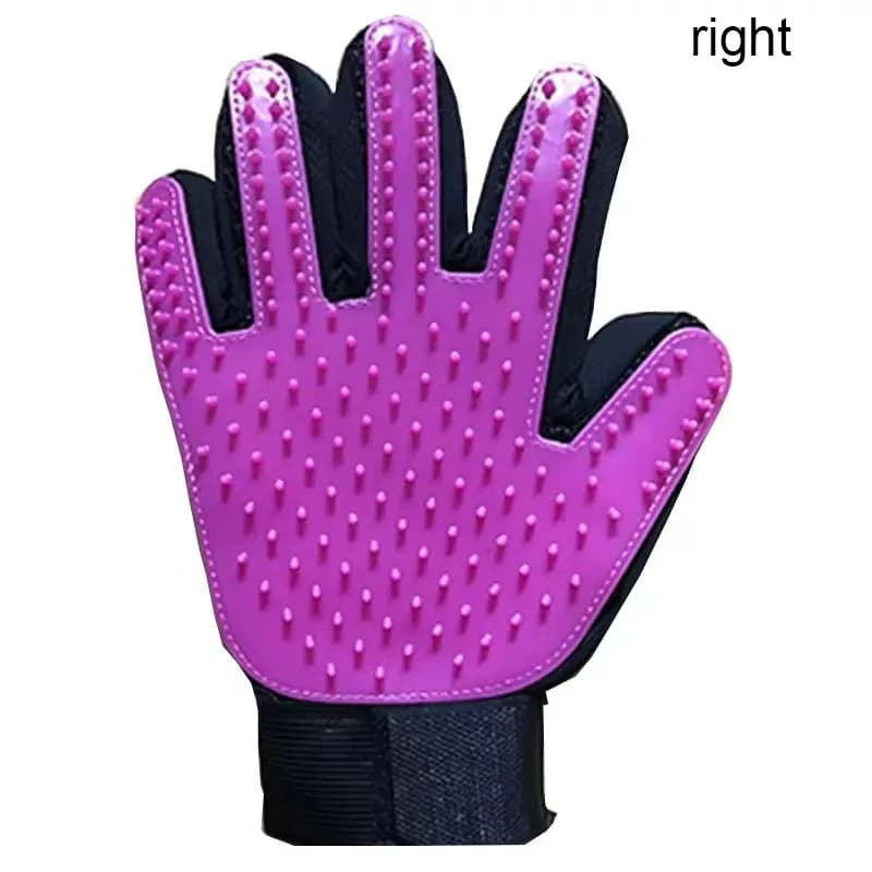 Pet Hair Glove Comb Pet Dog Cat Grooming Cleaning Glove Deshedding Hair Remover Massage Brush Animal Supplies Cat Accessories